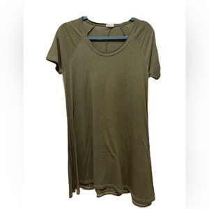 Green Tee Shirt Dress